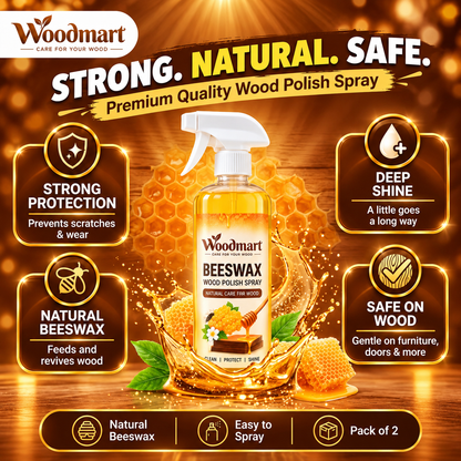 Woodora Beeswax Wood Polish Spray | Buy 1 Get 1 FREE