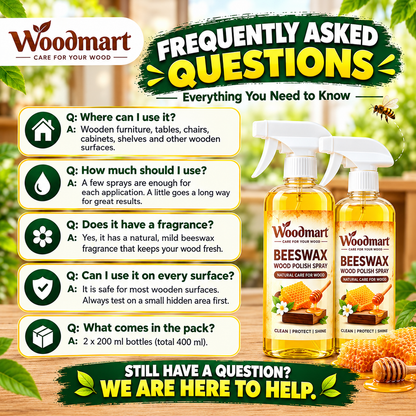 Woodora Beeswax Wood Polish Spray | Buy 1 Get 1 FREE